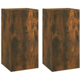 Furnova TV omarice 2 kosa dimljeni hrast 30,5x30x60 cm inženirski les, (21924641) | Shoptok.si