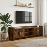 TV ormar 168 x 33 x 47 cm Dimljeni hrast Konstruirano drvo | Eponuda.ba
