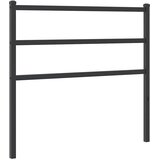  Metalno zamjensko uzglavlje crno 100 cm | shoptok.hr