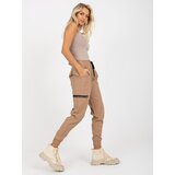 ZULUNA Pants-CHA-SP-2022.18-dark beige | shoptok.hr