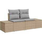  Sjedeća garnitura za vrt 8 pcs bež i svjetlosiva | shoptok.hr