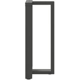  Noge za barski stol T-oblika 2 kom antracit 50x35x(90-91) cm čelik | shoptok.hr