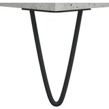 vidaXL Visoka komoda betonsko siva 69,5x34x180 cm inženirski les | Shoptok.si