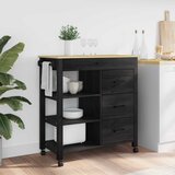  Kuhinjski kolica MONZA Crna 84 x 40 x 88,5 cm Cijene