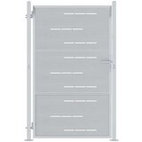  Dvorišna vrata - Vrtna vrata Srebrno 100 x 125 cm Nehrđajući čelik | shoptok.hr