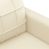 3-dijelni set sofa s jastucima krem od umjetne kože | shoptok.hr
