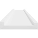  Zidne police 4 kom bijele 100 x 9 x 3 cm | shoptok.hr