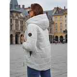 Resti Women's Quilted Jacket with Hood and Cuffs on Sleeves Raven Peak | Shoptok.si