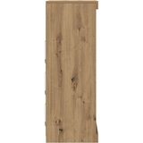  Stranski stol z LED lučmi Artisan hrast 60,5x37x100 cm | Shoptok.si