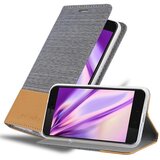  Ohišje, združljiv s HTC v svetlo sivo rjavi barvi - zaščitni pokrov z magnetnim zapiranjem, stoječo funkcijo in režo za kartico, (20569808) | Shoptok.si