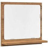 vidaXL Kupaonski ormarić s ogledalom Artisan hrast 40x11x37 cm | shoptok.hr