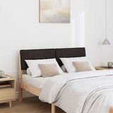  Tapecirani uzglavlje Crna 120 cm Čvrsto borovo drvo | shoptok.hr
