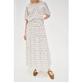 Marisse Cotton Maxi Skirt White | shoptok.hr