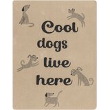 David Fussenegger Odeja za hišne ljubljenčke "cool dogs live here" - 1 kos. Cene