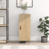 Komoda boja hrasta sonome 34,5x34x90 cm od konstruiranog drva Smeđa | Shoptok.si