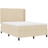 Box Mrežna postelja z matraco v kremni barvi, 160x200 cm tkanine, (22084035) | Shoptok.si