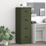 Kabinet za datoteke Maslinasto zelena 45,5 x 42 x 139 cm Cijene