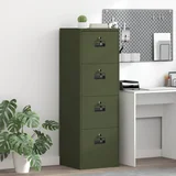 za datoteke Maslinasto zelena 45,5 x 42 x 139 cm