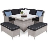 Termoli kutni set u bijeloj/sivoj boji | shoptok.hr