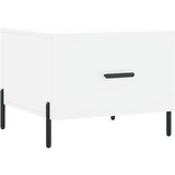 vidaXL klubske mizice 2 kosa bele 50x50x40 cm inženirski les | Shoptok.si
