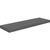 Maison Chic Stenska polica - Viseča Polica visok sijaj siva 80x23,5x3,8 cm MDF, (21784659) Cene