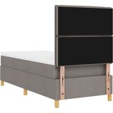  Postelja z vzmetnico z vzglavjem Taupe 80 x 200 cm blago, (5000127735) | Shoptok.si