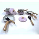  Kuhinjski set s lonci in ponvami - roza | Shoptok.si
