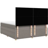  Krevet s oprugama i madracem smeđesivi 180x200 cm tkanina | shoptok.hr