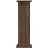 vidaXL Stalak za biljke boja hrasta 33 x 33 x 100 cm konstruirano drvo | shoptok.hr