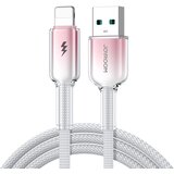Joyroom USB-A KABEL ZA LIGHTNING 1.2M 3A CRYSTAL-CLEAR ZA IPHONE BEL, (22070541) | Shoptok.si
