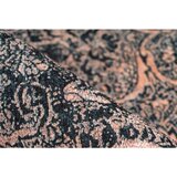 Kayoom RAVNO TKANA PREPROGA Faye 925 Multi / Schwarz 150/230 cm tkano večbarvno, črna | Shoptok.si