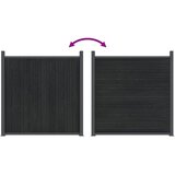 PANEL za ogradu sivi 1218 x 186 cm WPC | shoptok.hr