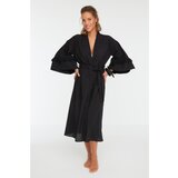 Trendyol Black Tassel Detailed Kimono&Caftan Cene