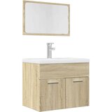 vidaXL 2-dijelni set kupaonskog namještaja boja hrasta sonome drveni | shoptok.hr