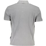 Napapijri MEN&#39;S GRAY SHORT SLEEVED POLO SHIRT | Shoptok.si
