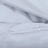  Set posteljine za poplun sivi 200x220 cm lagana mikrovlakna | shoptok.hr