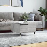  Stolić za kavu siva boja hrasta 55x55x36,5 cm konstruirano drvo | shoptok.hr