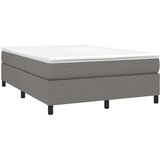  Box spring posteljni z vzmetnico temno siv 140x190 cm blago, (20739116) | Shoptok.si