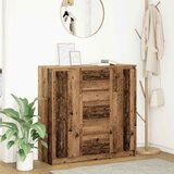 vidaXL Komoda s predali starinski les 100,5x35x98,5 cm inženirski les | Shoptok.si