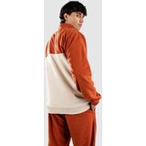 Santa Cruz Opus Dot Label Polar Half-Zip Pulover iz flisa baked clay / chalk | Shoptok.si