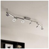 Eglo Cardillio 1 spot/6, led, 6x3,2w/3x3,3w, 6x400lm/3x360lm, hrom | Eponuda.com