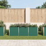  Vrtna sadilica od pocinčanog čelika 240 x 80 x 77 cm zelena | Eponuda.ba
