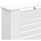  Pokrov za radijator bijeli 152 x 19 x 81,5 cm MDF | shoptok.hr
