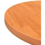 vidaXL Mizna plošča okrogla voščeno rjava Ø50x2,5 cm trdna borovina | Shoptok.si