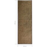  Otirač perivi smeđi 60 x 180 cm | shoptok.hr