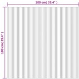  Pravokutni tepih tamnosmeđi 100x100 cm bambus | Shoptok.si
