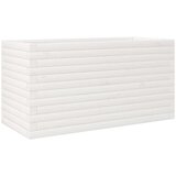  Vrtna sadilica bijela 90x40x45,5 cm od masivne borovine | shoptok.hr