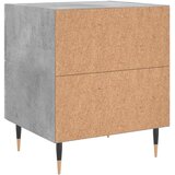  Noćni ormarići 2 kom boja betona 40x35x47,5cm konstruirano drvo | shoptok.hr