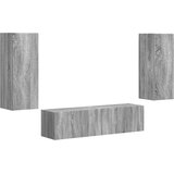 VidaXL Komplet TV omaric 2 pcs Siva Sonoma Konstruiran les, (5000132443) Slike