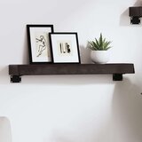  Stenska polica temno rjava 60x10x6 cm trdna hrastovina Cene